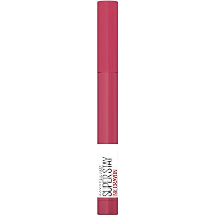 MAYBELLINE Super Stay Ink Crayon Lippenstift, Intensiv matte Farbe, 8 Stunden schwereloser Halt, Mit Elastic Ink Techologie, Nr. 80 Run The World, 1.5 g (1er Pack) – Bild 1