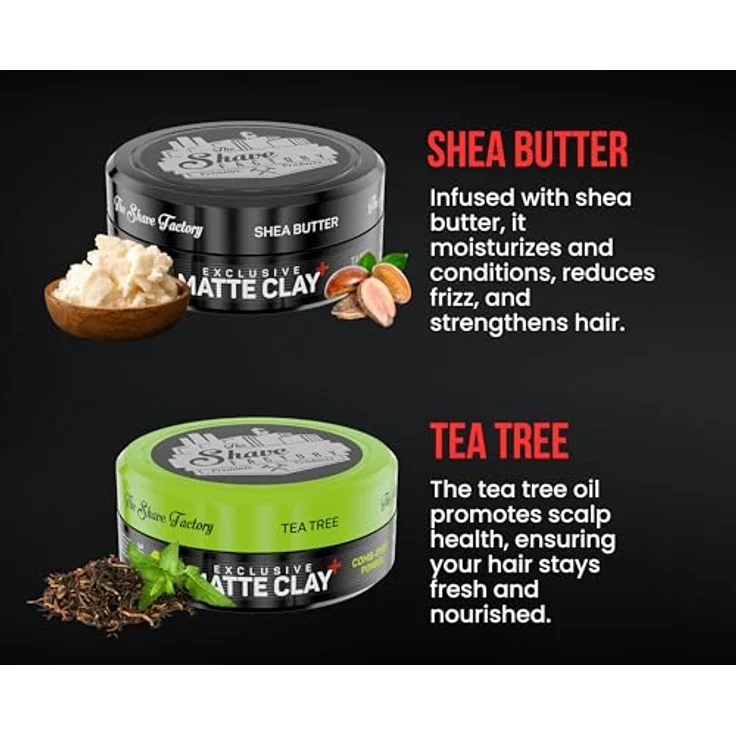 The Shave Factory Premium Pomade 44 Comb-Over Power, 150ml – Haarpomade mit starkem Halt, mittlerem Glanz, wasserbasiert und leicht auswaschbar – Bild 4