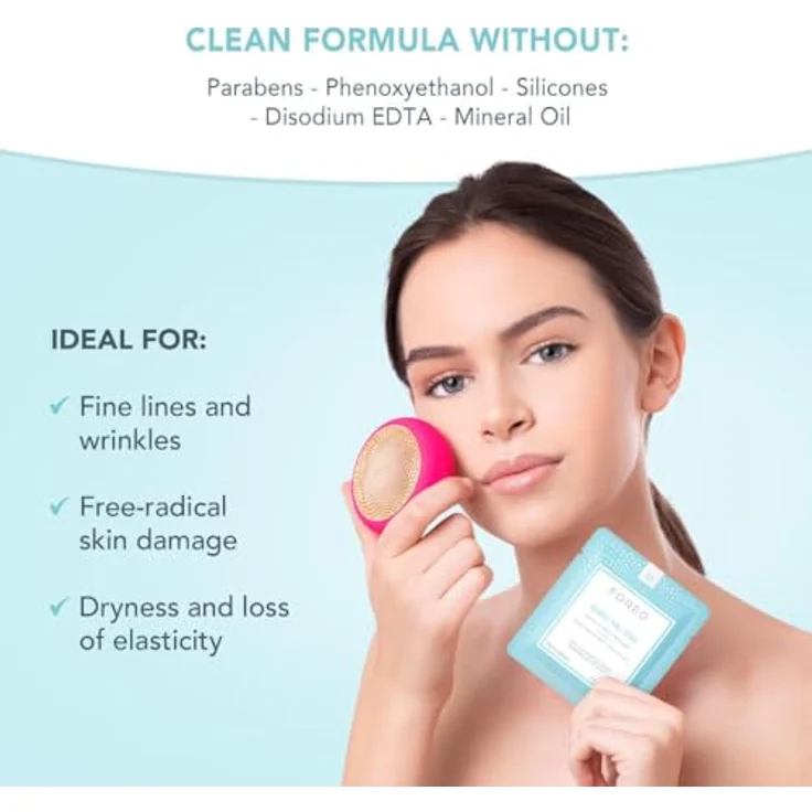 Foreo Gesichtspflege Reinigungsprodukte Ufo Activated Mask Make My Day 7 x 6 g – Bild 2