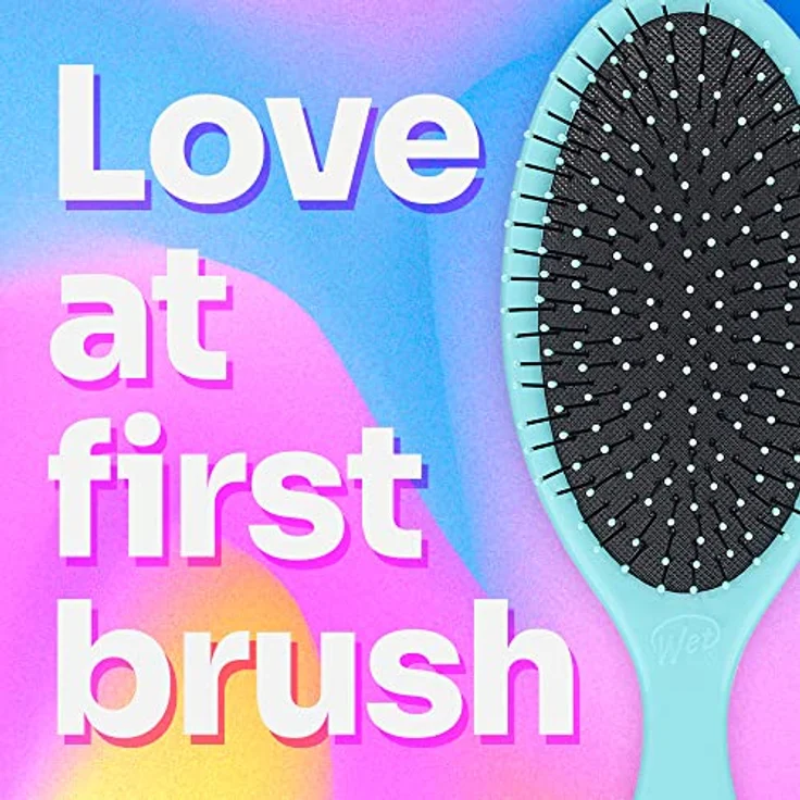 Wet Brush Original Detangler Haarbürste, Aqua – ultraweiche IntelliFlex Borsten – entwirrende Haarbürste gleitet mit Leichtigkeit durch Verfilzungen für alle Haartypen (nasses, trockenes und – Bild 4