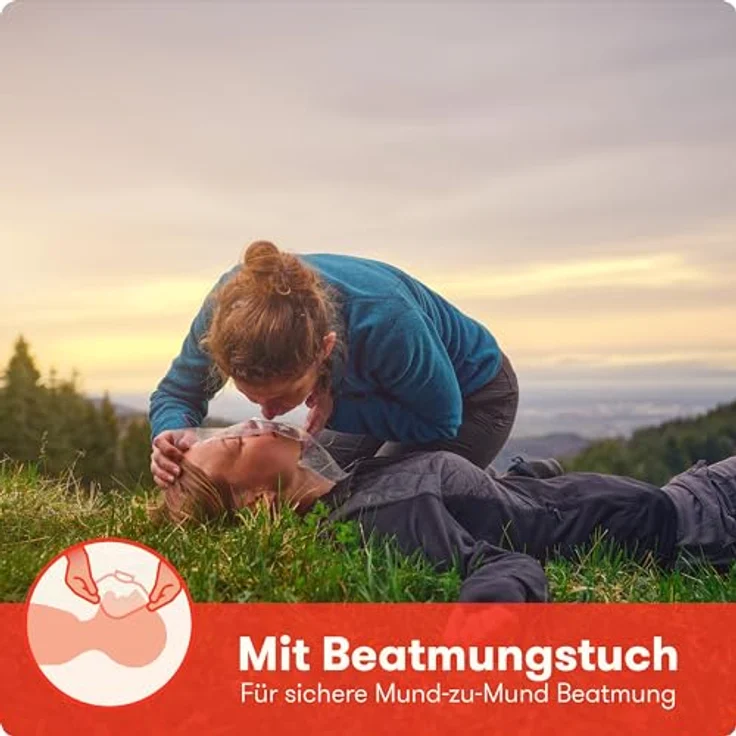 Purahelp Erste-Hilfe-Set Outdoor, Kompakt & Leicht, 95 Teile, wasserdichte Tasche, ideal für Wandern, Camping und Fahrrad – Bild 8