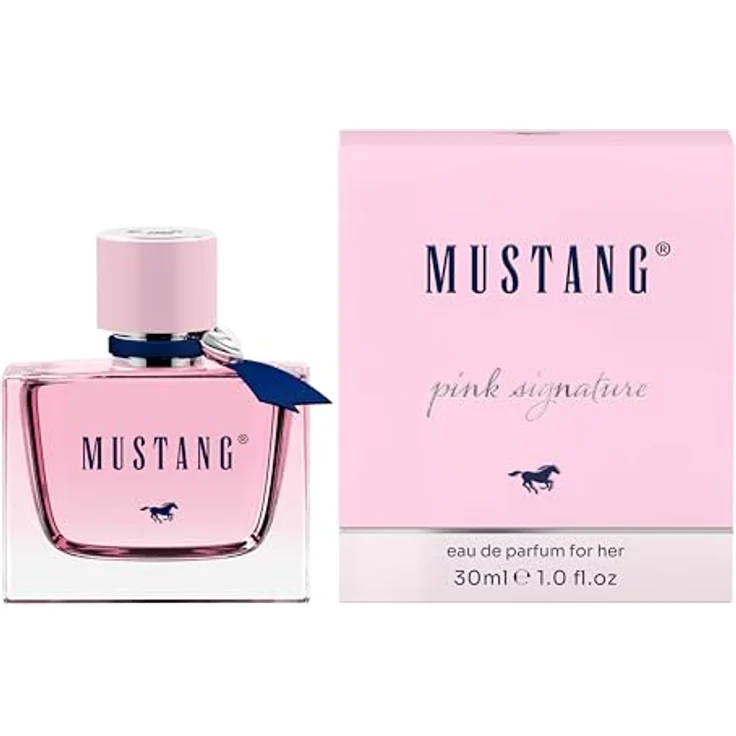 MUSTANG Damen Parfum Mustang Pink Signature, 30 ml Glasflakon mit frischem Duft von Grapefruit, Vanille und Sandelholz – Bild 4