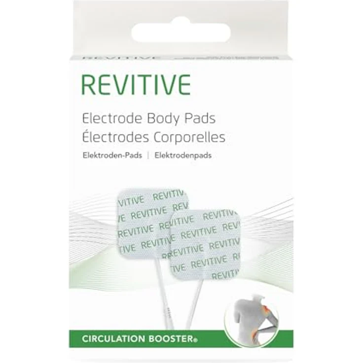 REVITIVE Elektroden-Pads, Ersatzpads für Revitive Circulation Booster, zwei Paar kleine Elektrodenpads für Schmerzlinderung – Bild 2