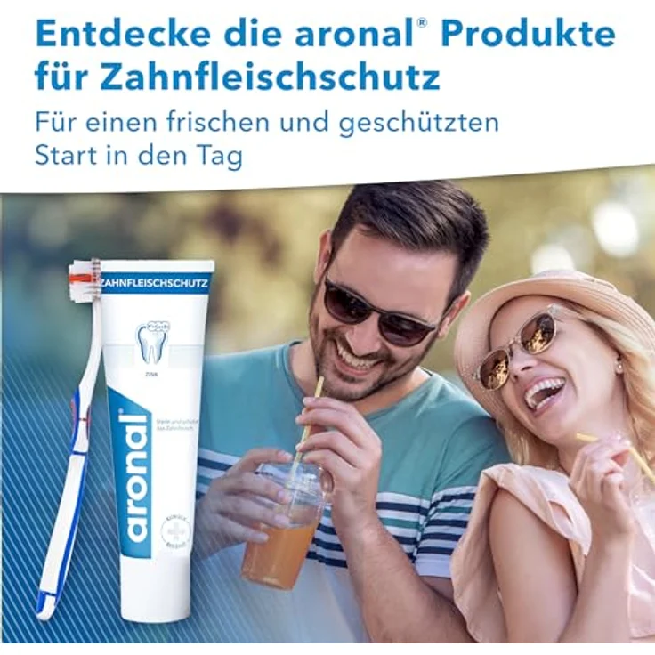 Aronal Zahnfleischschutz mit Zink Doppelpack 150 ml, für saubere Zähne & frischen Atem – Bild 6