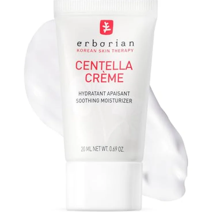 Erborian Centella Cream mit Centella Asiatica und Hyaluronsäure - Beruhigende Feuchtigkeitscreme - Anti-Rötungen - 20 ml - Koreanische Hautpflege – Bild 1