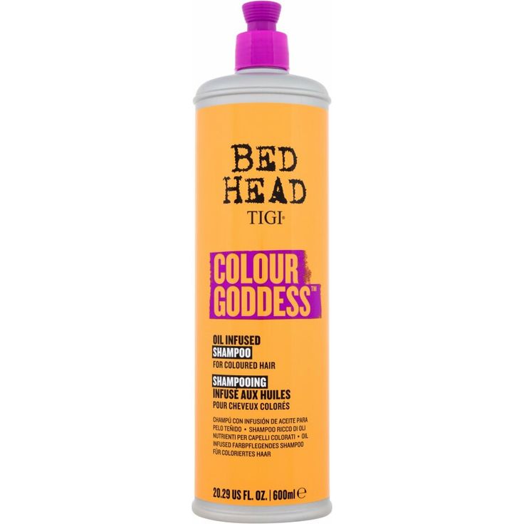 Tigi Bed Head Colour Goddess Oil Infused Shampoo schützendes Shampoo für gefärbtes Haar 600 ml