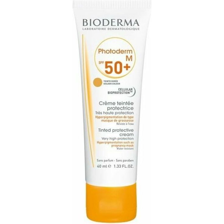 Bioderma Photoderm M Bräunungsmilch Tinted Protective Cream Golden SPF50+ 40 ml