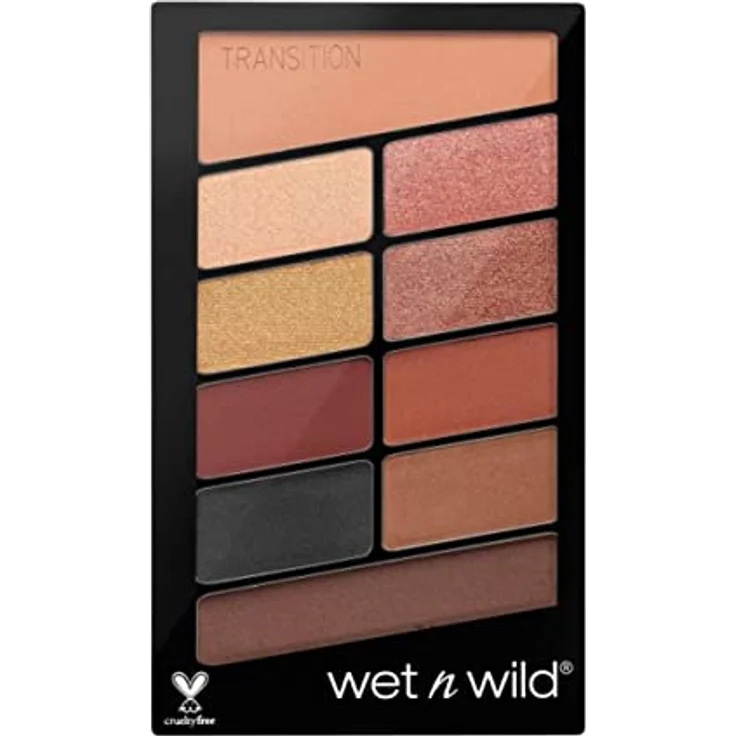 Wet n Wild - Lidschatten Palette Make-up, 10 hochpigmentierte Farben - Mix aus Schimmer + Matt in einer Lidschattenpalette - Myglamour Squad 5 g – Bild 2