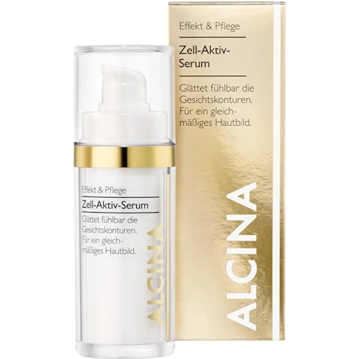 Alcina Effective Care Aktivserum zur Glättung der Gesichtskonturen, 30 ml, Anti-Aging Gesichtsserum für Damen – Bild 1
