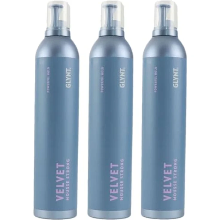 GLYNT VELVET Mousse strong mittlerer Haltstarker Halt 200 ml – Bild 2