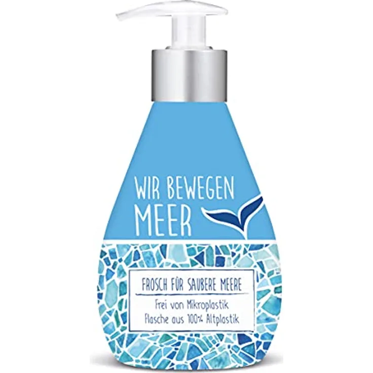 Frosch Reine Pflege Meeresmineralien-Seife, pflegende Handseife zur sanften und hygienischen Reinigung, in Deko-Flasche, (1 x 300ml)
