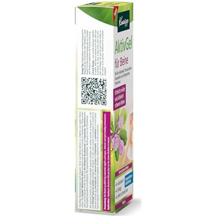 Kneipp AktivGel für Beine, Fußcreme mit Kühleffekt und Bio-Beinwell, 100 ml – Bild 3