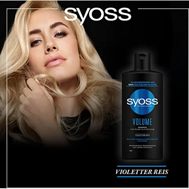 syoss Haarpflege Volume Shampoo Haarshampoo 440 ml – Bild 2
