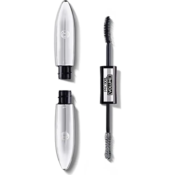 L'Oréal Paris Wimperntusche für voluminöse Wimpern, 2-Schritt Mascara für einen sofortigen Volumen-Effekt wie aus dem Salon, ProXXL Volume, Schwarz, 12 ml, 1 Stück