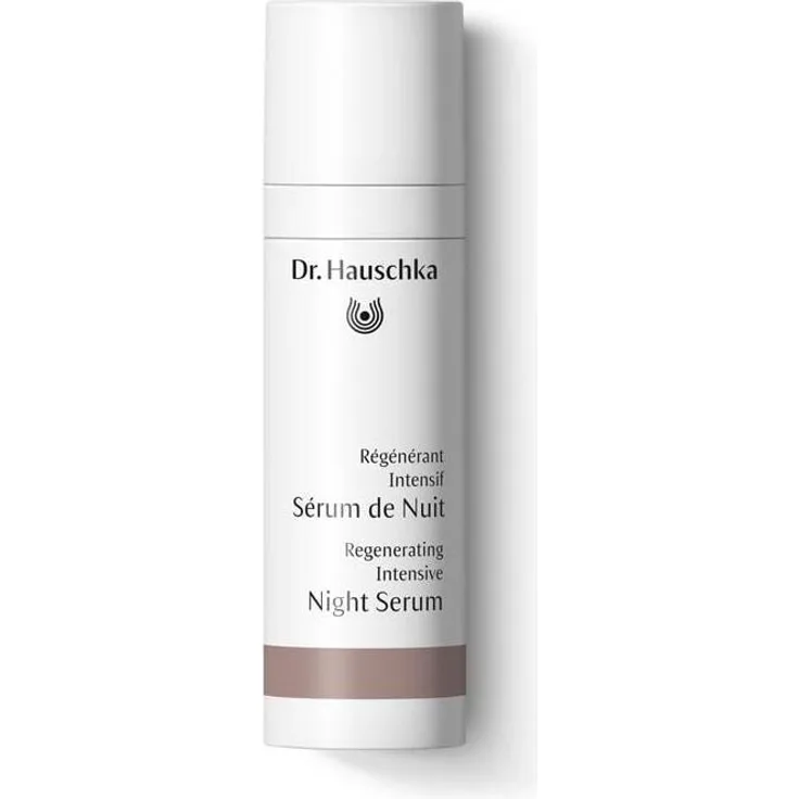 Dr. Hauschka Regenerating Intensive Night Serum, Gesichtsserum für reife Haut, 30 ml, befeuchtend und beruhigend