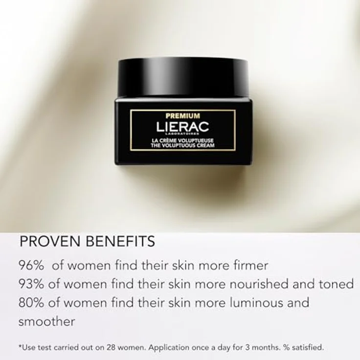 Lierac Premium The Voluptuous Cream 50 ml, Gesichtscreme für hydratisierte und strahlende Haut – Bild 2