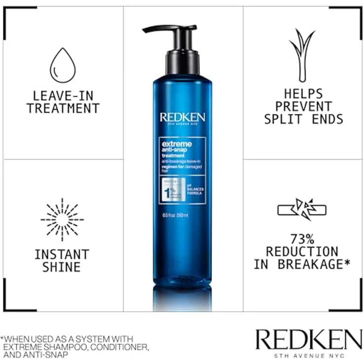 Redken Leave-In Haircare Extreme Anti-Snap Treatment 250 ml – Bild 5