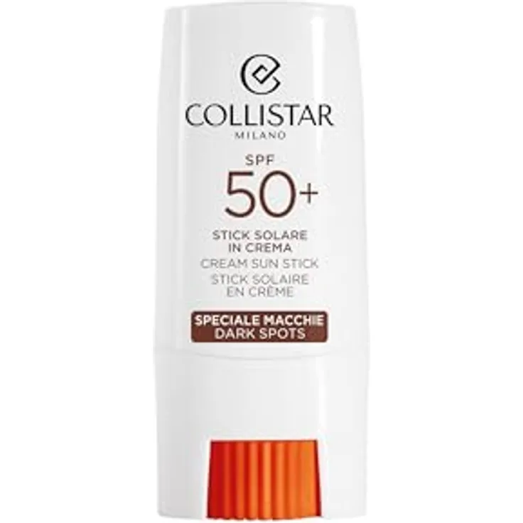 Collistar CORRECTIVE PROTECTION CREAM SUN STICK SPF 50+, Sonnencreme-Stick gegen Pigmentflecken, wasserfest, 9 ml