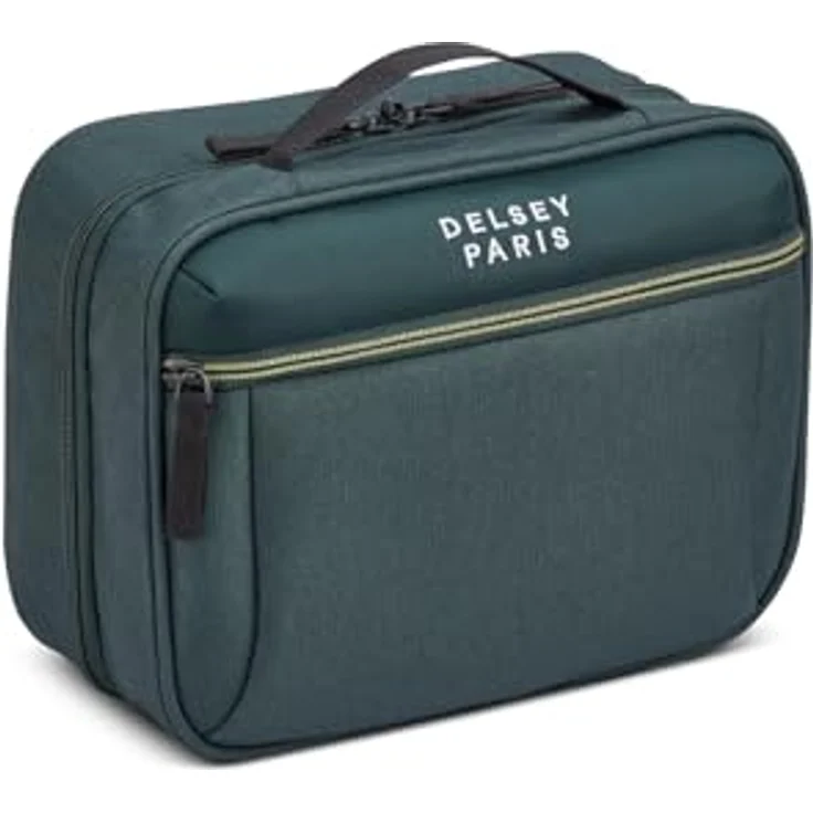 Delsey Paris Brochant 3 Kulturbeutel, 27 cm, grün, 100% Polyester, 14 cm x 21 cm – Bild 2