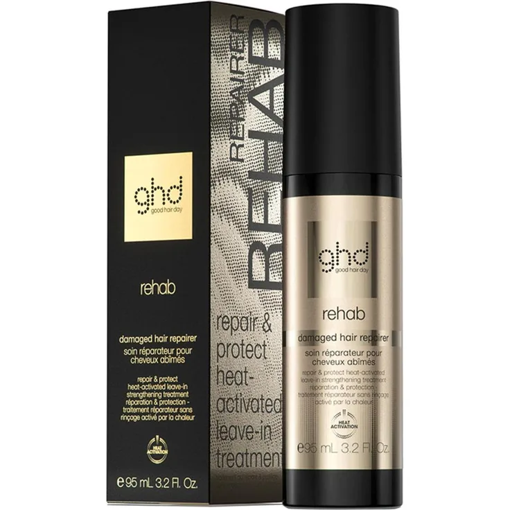 ghd Rehab Damaged Hair Repairer, Haarmaske Leave-in Treatment mit Hitzeschutz, 95 ml