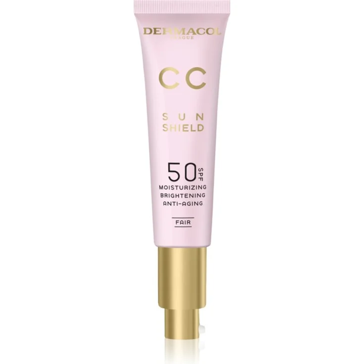 Dermacol CC Sun Shield CC Cream mit verjüngender Wirkung, SPF 50, Farbton Fair, 30 ml