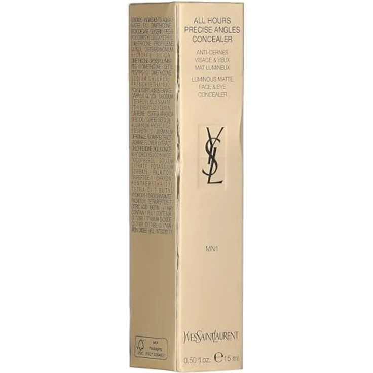 Yves Saint Laurent All Hours Concealer MN1, 15 ml, volle Deckkraft, strahlend-mattes Finish, multifunktional, mit Koffeinextrakt – Bild 2
