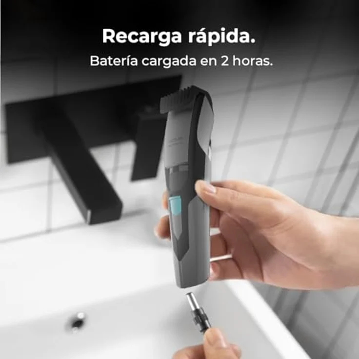 Cecotec PrecisionCare Bartschneider, kabelloser Haarschneider für präzises Bartstyling – Bild 8