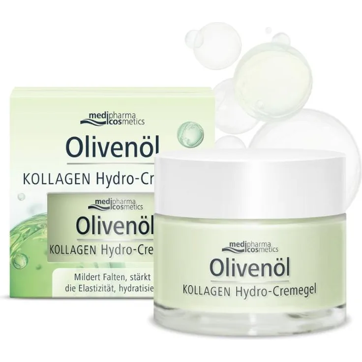 Dr. Theiss Olivenöl Kollagen Hydro-Cremegel, erfrischendes Gesichtscreme-Gel, 50 ml