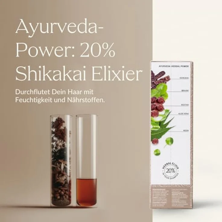 Khadi Naturkosmetik Ayurvedisches Elixier Shampoo Shining 200 ml – Bild 6