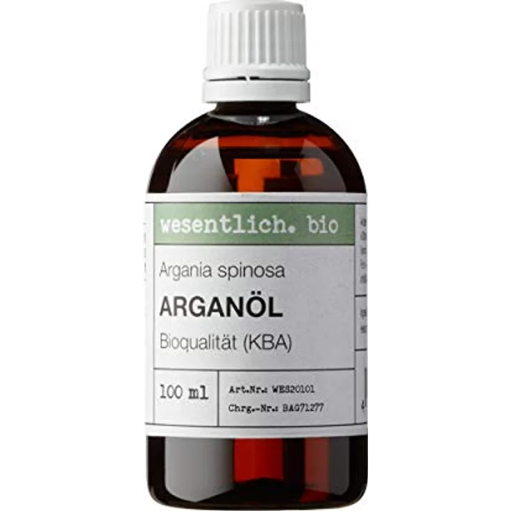 Arganöl BIO kaltgepresst 100ml (Argania Spinosa) - 100% naturrein von wesentlich. – Bild 1