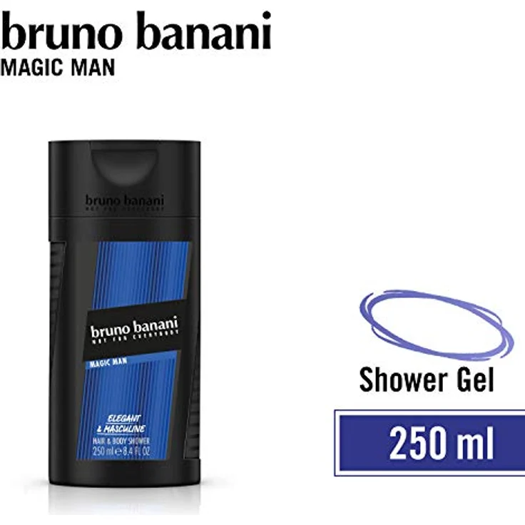 Bruno Banani Magic Man Hair Body Shmapoo Duschgel 250 ml – Bild 2