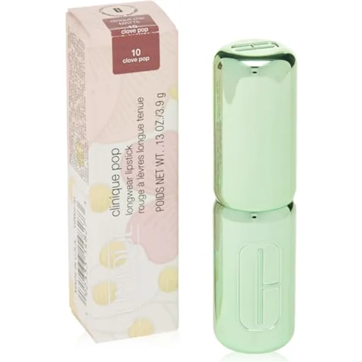 Clinique Pop™ Longwear Lipstick Matte, mattierender Lippenstift in Clove Pop, 3.9 g, langanhaltend und nicht verwischend