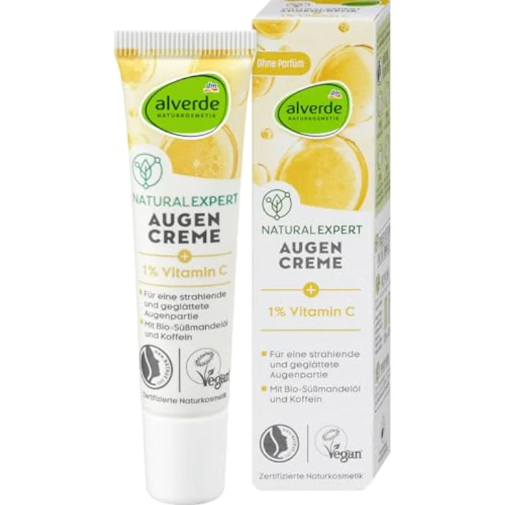 Alverde Natural Expert Augencreme 1 % Vitamin C – Bild 3