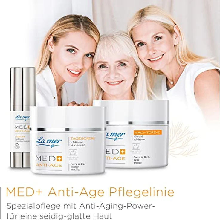 La Mer MED+ Anti-Age Tagescreme - Vitalisierende Gesichtspflege für empfindliche Haut - Schützt vor UV-bedingter Hautalterung - Korrigiert Unregelmäßigkeiten - 50 ml – Bild 5