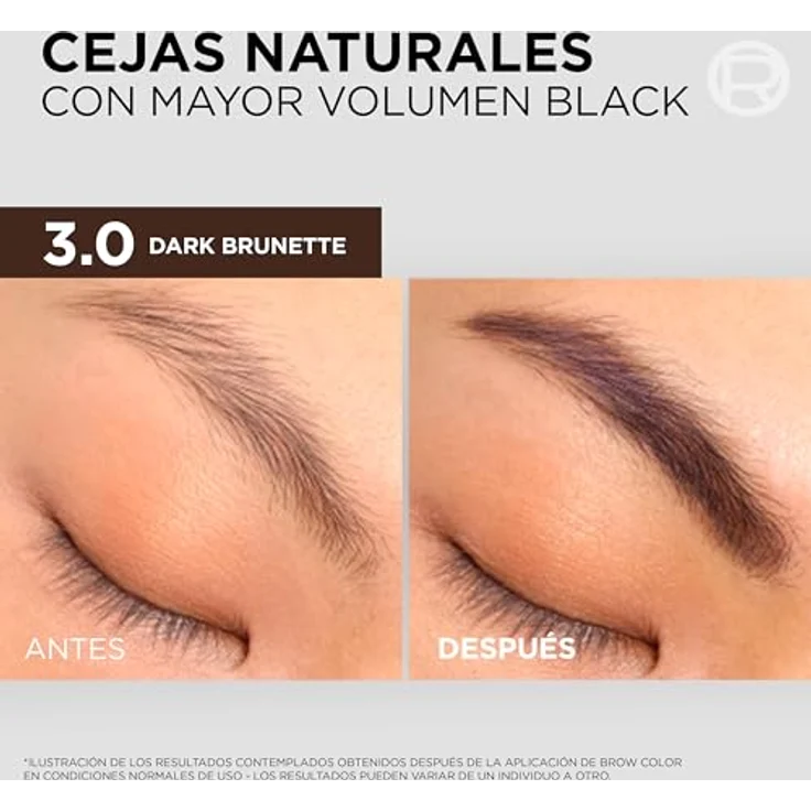 L'Oréal Paris Teinture Sourcils Semi-Permanente, Augenbrauenfarbe in 3.0 Dark Brünette, bis zu 5 Wochen Halt, Ergebnisse in 5 Minuten, bis zu 10 Anwendungen, ohne Ammoniak – Bild 4