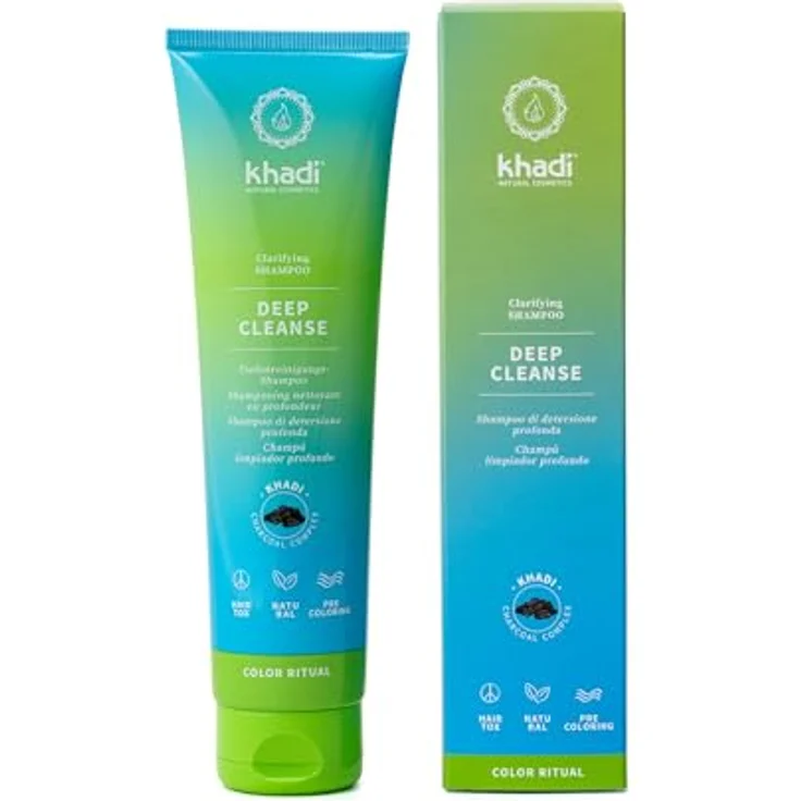 Khadi DEEP CLEANSE Ayurvedisches Clarifying Shampoo I 150ml I Intensiv klärende Tiefenreinigung von Haar & Kopfhaut I 100% natürlich, silikon- & sulfat-frei I Zertifizierte Naturkosmetik – Bild 2