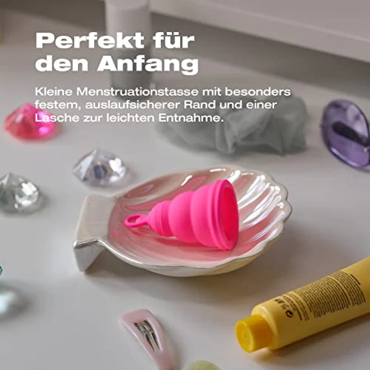 Intimina Lily Cup One, Menstruationstasse 20 ml, umweltfreundlich und hypoallergen, für Sport und Schwimmen geeignet – Bild 2