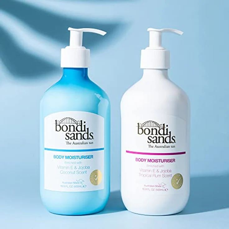 Bondi Sands Tropical Rum Body Moisturizer, 500 ml, feuchtigkeitsspendende Bodylotion mit Vitamin E und Jojoba, veganfreundlich und tierversuchsfrei – Bild 3