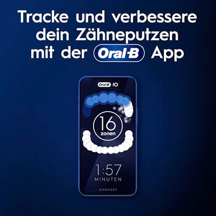 Oral-B iO Series 9 Plus Edition Doppelpack Elektrische Zahnbürste mit 7 Putzmodi, 4 Aufsteckbürsten, Lade-Reiseetui, designed by Braun, black onyx/rose quartz – Bild 9