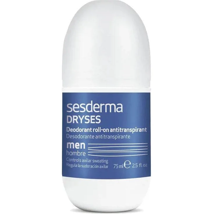 Sesderma Dyses Desodorante Hombre 75ml, Roll-On Deo für Herren mit langanhaltendem Schutz und dezenter Duftnote