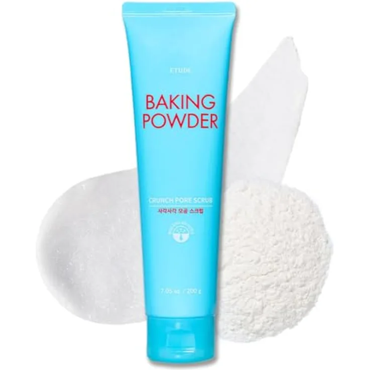 Etude House Neu Backpulver Crunch Pore Scrub, 200ml, 2-in-1 Peeling mit 40% Backpulver und kühlendem Menthol-Effekt zur porentiefe Reinigung und Feuchtigkeitsspende