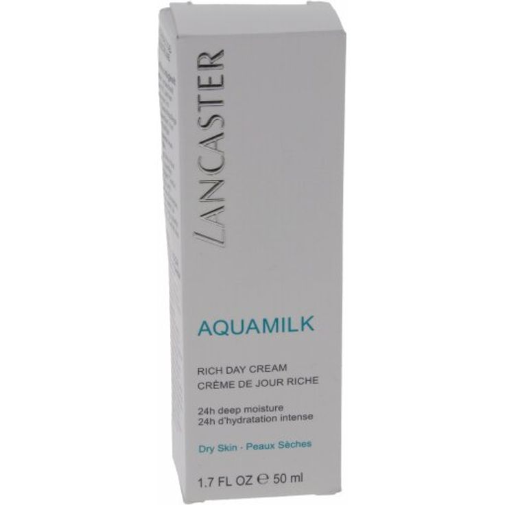 Lancaster Aquamilk Rich Day Cream 50 ml, für reife Haut geeignet, feuchtigkeitsspendende Tagespflege