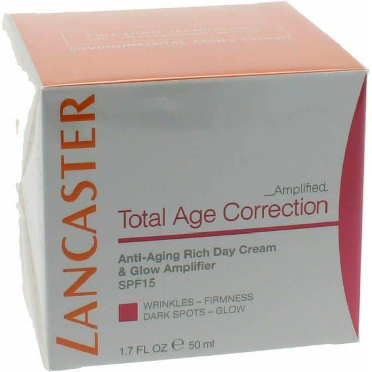 Lancaster Total Age Correction Anti-Aging Rich Day Cream and Glow SPF 15 - 50 ml