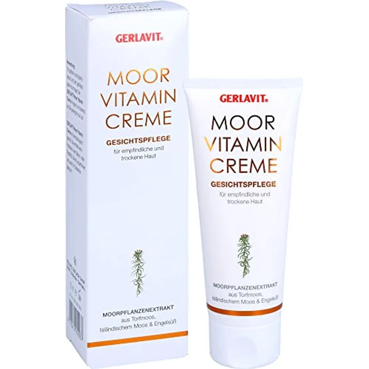 EDUARD GERLACH Gerlavit Moor Vitamin Creme 75 ml, Pflegecreme mit Jojoba- und Avocadoöl für empfindliche Haut – Bild 3