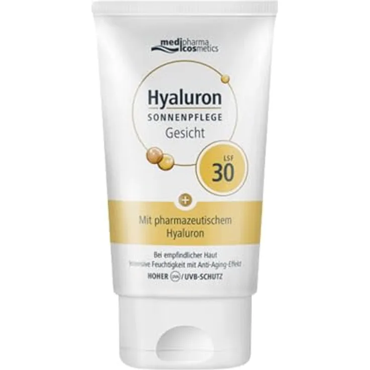 Dr. Theiss HYALURON SONNENPFLEGE Gesicht Creme LSF 30, 50 ml mit intensivem Feuchtigkeitskick