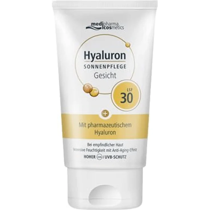 Dr. Theiss HYALURON SONNENPFLEGE Gesicht Creme LSF 30, 50 ml mit intensivem Feuchtigkeitskick – Bild 1