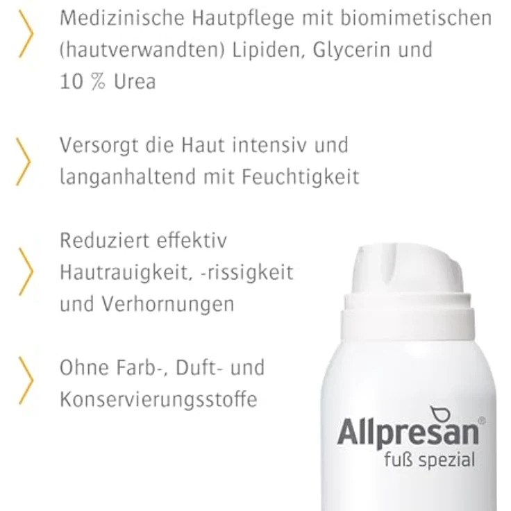 Allpresan Fuß-Schaum-Creme 3 sehr trockene Haut 125 ml – Bild 3