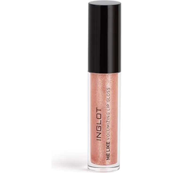 Inglot Volumizing Lip Gloss für Volle Lippen Me Like Volumizing Lip Gloss, Glanzend Booster Lippenstift Glitzer Halbtransparent Schimmernd, 5.5 ml : 54