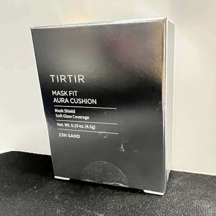 TIRTIR Mask Fit Aura Cushion Mini, feuchtigkeitsspendendes Make-up im Schwamm mit ausgezeichneter Abdeckung, Farbton 23N Sand, 4.5 g – Bild 7