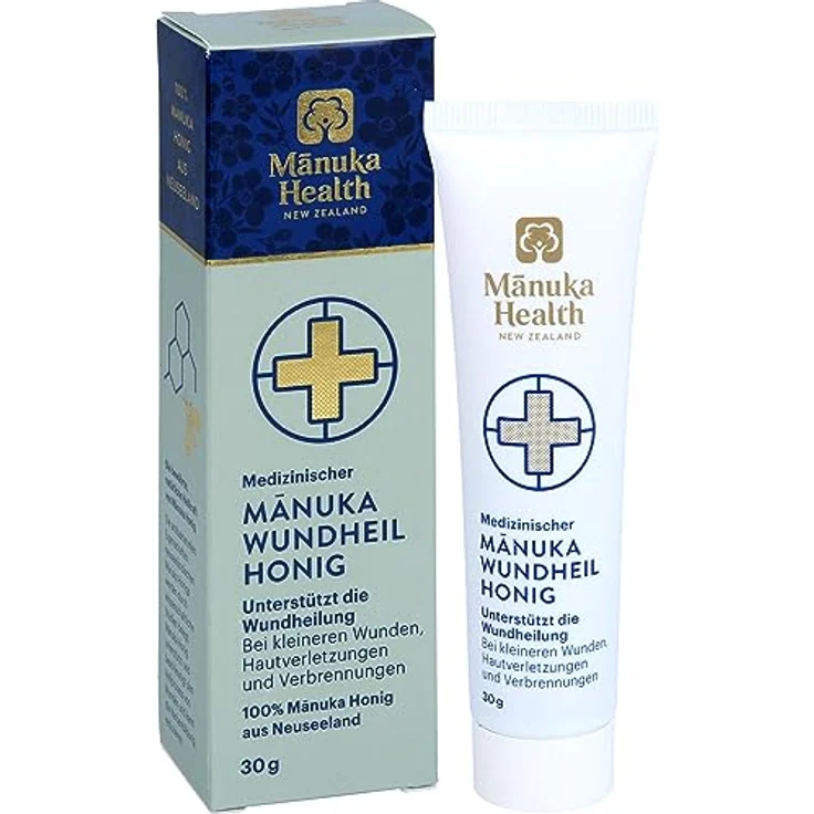 Manuka Health Wundheilhonig Tube 30 g, zur Unterstützung der Wundheilung – Bild 3